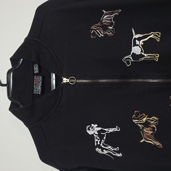 Vintage Embroidred Dog and Cat Jacket - Picture 4 of 9